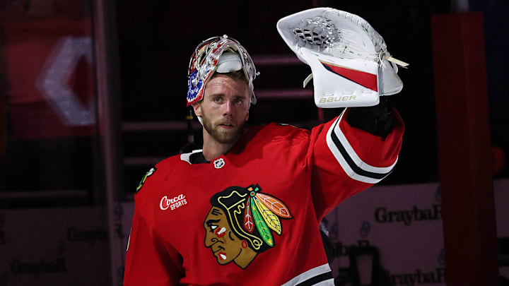 Spencer Knight may end up being one of the best trades the Blackhawks made this season and help plant the seeds of future playoff runs.