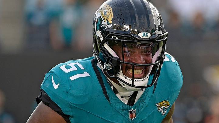 Aug 21, 2026; Jacksonville, Florida, USA; Jacksonville Jaguars linebacker Ventrell Miller (51) before the start of the preseason game against the Carolina Panthers at EverBank Stadium. Mandatory Credit: Melina Myers-Imagn Images Aug 21, 2026; Jacksonville, Florida, USA; Jacksonville Jaguars linebacker Ventrell Miller (51) before the start of the preseason game against the Carolina Panthers at EverBank Stadium. Mandatory Credit: Melina Myers-Imagn Images