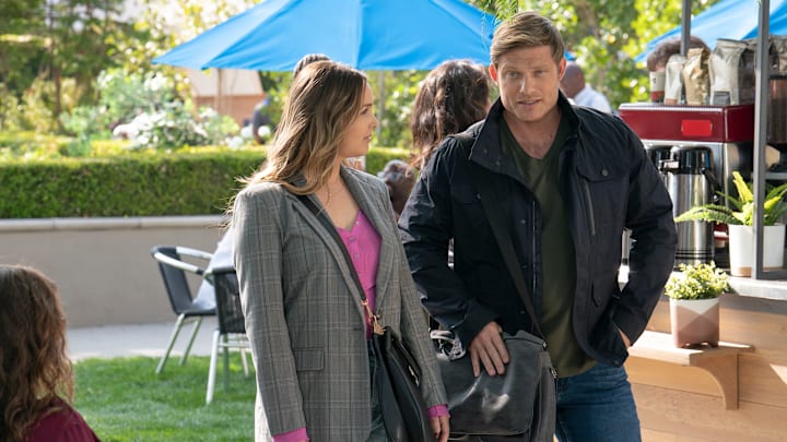 Camilla Luddington and Chris Carmack in Grey's Anatomy season 21