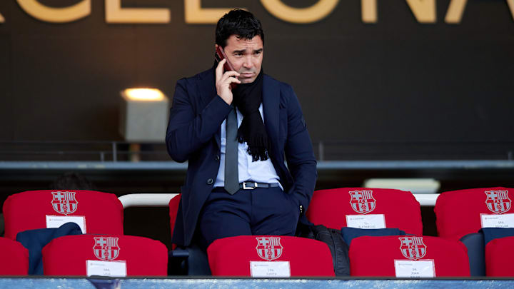 Deco, directeur sportif du Barça, toujours à la recherche d'un ailier. 