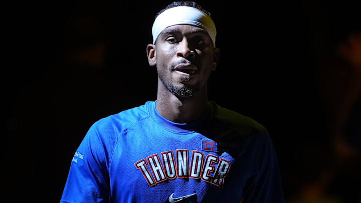 Jan 2, 2026; San Francisco, California, USA; Oklahoma City Thunder guard Shai Gilgeous-Alexander (2) before the game against the Golden State Warriors at Chase Center. Mandatory Credit: Darren Yamashita-Imagn Images Jan 2, 2026; San Francisco, California, USA; Oklahoma City Thunder guard Shai Gilgeous-Alexander (2) before the game against the Golden State Warriors at Chase Center. Mandatory Credit: Darren Yamashita-Imagn Images