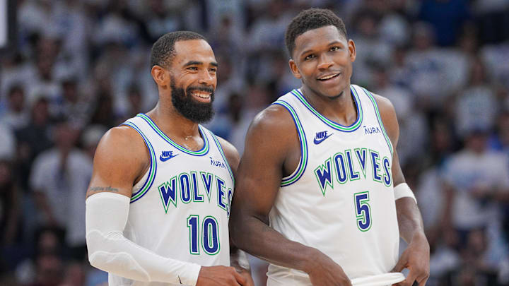 Mike Conley, Anthony Edwards, Minnesota Timberwolves