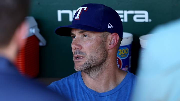 Texas Rangers manager Skip Schumaker. Credit: Dennis Lee-Imagn Images Texas Rangers manager Skip Schumaker. Credit: Dennis Lee-Imagn Images