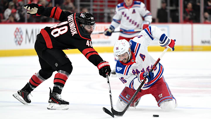NHL: NOV 26 Rangers at Hurricanes NHL: NOV 26 Rangers at Hurricanes