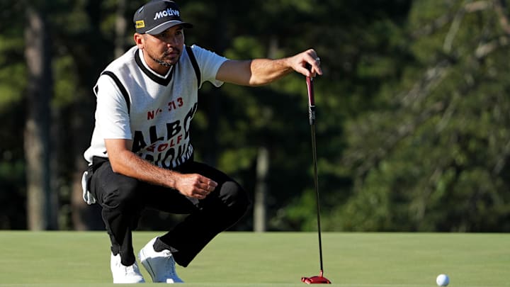 Jason Day made a fashion statement in the first round at Augusta National.