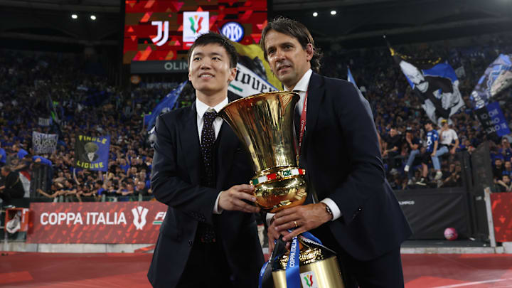 Steven Zhang e Simone Inzaghi Steven Zhang e Simone Inzaghi