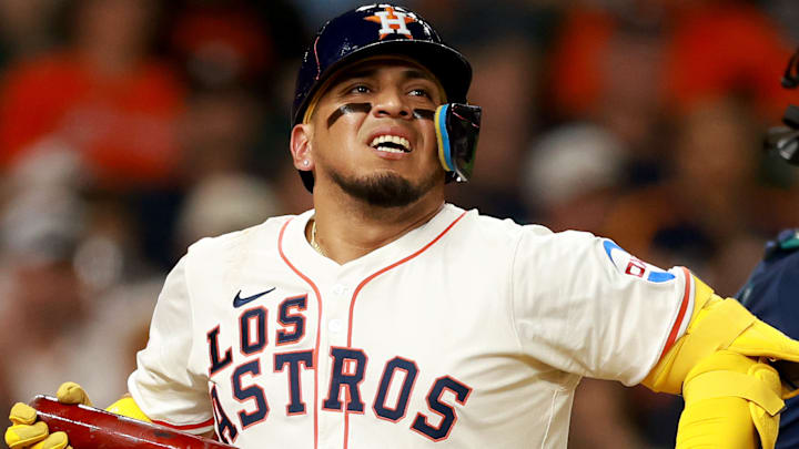 Houston Astros' Isaac Paredes. Houston Astros' Isaac Paredes.