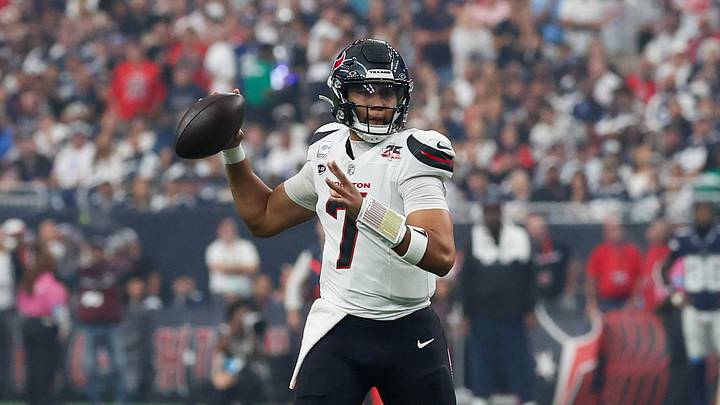 The Houston Texans and quarterback C.J. Stroud are underdogs in Week 6. The Houston Texans and quarterback C.J. Stroud are underdogs in Week 6.