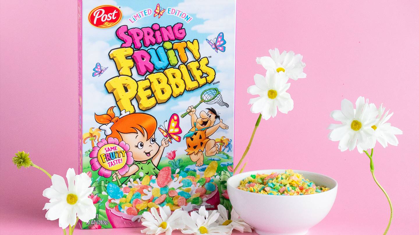 Spring Fruity PEBBLES are almost too cute to eat