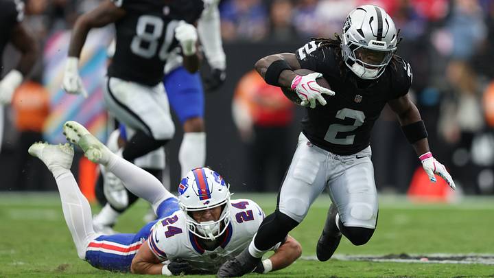 Las Vegas Raiders running back Ashton Jeanty. Las Vegas Raiders running back Ashton Jeanty.