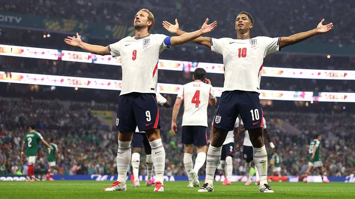 Harry Kane (left) and Jude Bellingham both turned up.