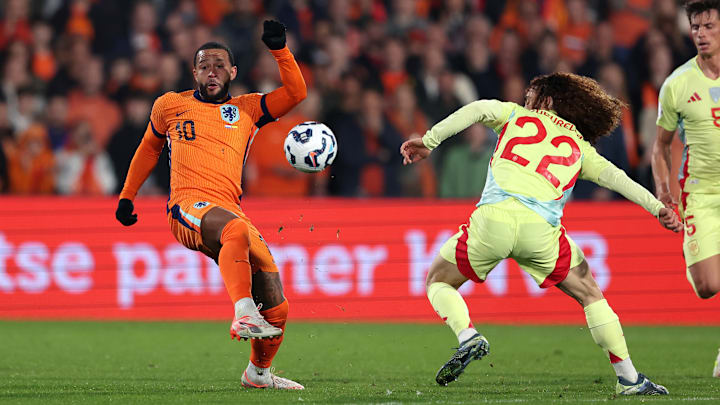 Holanda, de Depay, entregou resultado para a Espanha