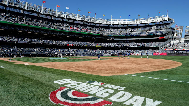 Yankee Stadium on Opening Day.