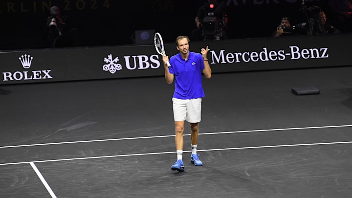 Daniil Medvedev at the Laver Cup 2024
