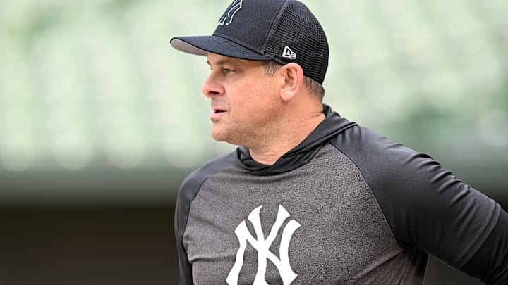 Aaron Boone está molesto con la ofensiva de Yankees