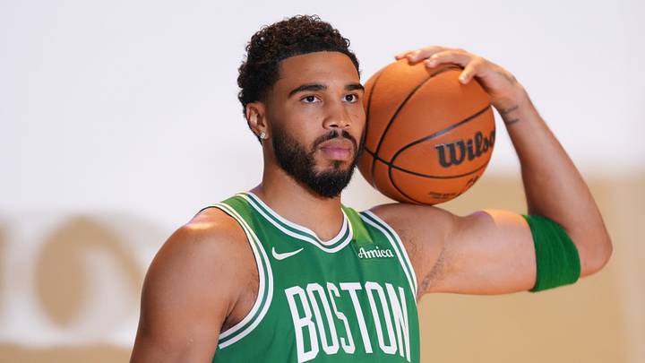 Sep 28, 2026; Boston, MA, USA; Boston Celtics forward/guard Jayson Tatum (0) during media day at Auerbach Center. Mandatory Credit: David Butler II-Imagn Images Sep 28, 2026; Boston, MA, USA; Boston Celtics forward/guard Jayson Tatum (0) during media day at Auerbach Center. Mandatory Credit: David Butler II-Imagn Images