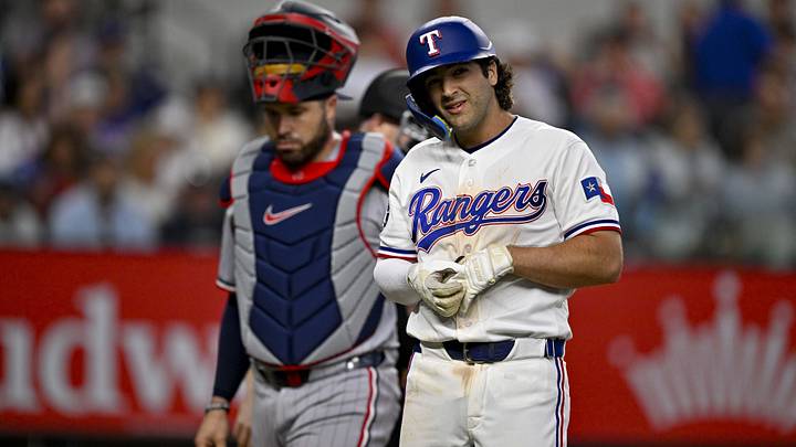 Texas Rangers second baseman Josh Smith. Texas Rangers second baseman Josh Smith.