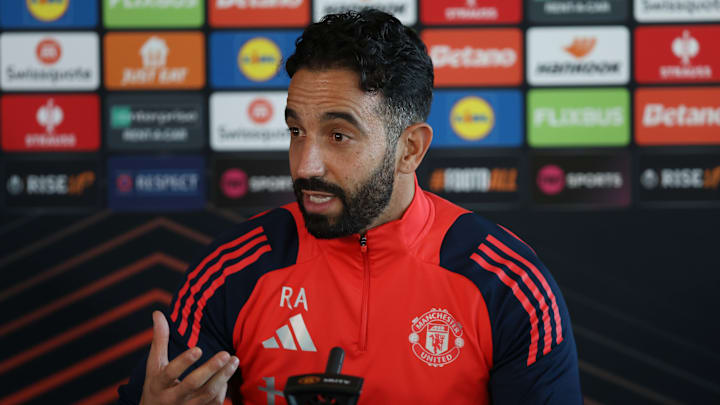 Manchester United Training Session And Press Conference - UEFA Europa League 2024/25 League Phase