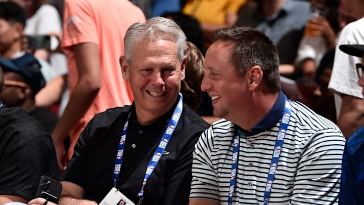 Danny and Austin Ainge at Summer League.