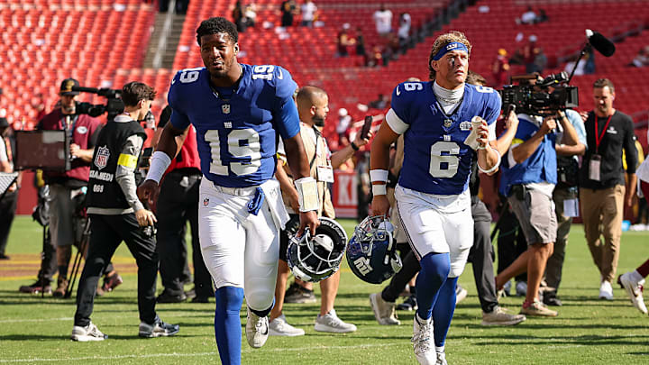 Dart and Winston's Giants defeated the Chargers 21-18 on Sunday.