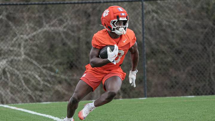 Clemson's backfield enters 2026 healthy, with Gideon Davidson and SMU transfer Chris Johnson Jr. leading a deep, talented group. Clemson's backfield enters 2026 healthy, with Gideon Davidson and SMU transfer Chris Johnson Jr. leading a deep, talented group.