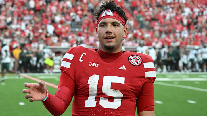 Dylan Raiola, Michigan State v Nebraska
