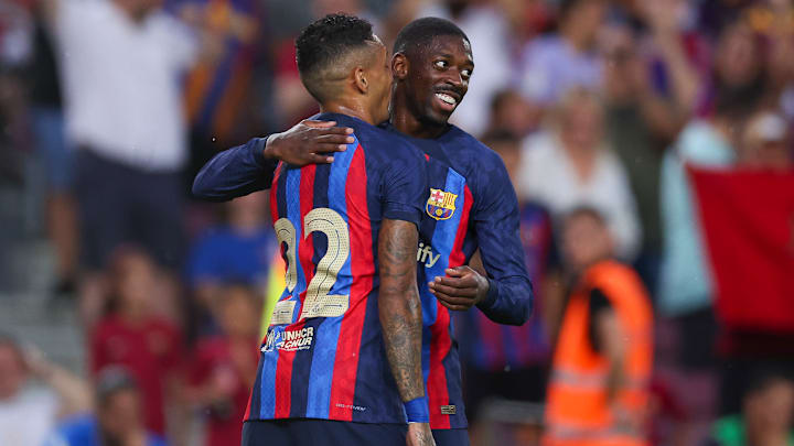Raphinha und Ousmane Dembele