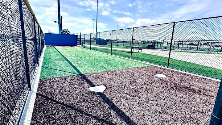 A bullpen at Winter Haven's newly rebuilt Chain of Lakes Park.