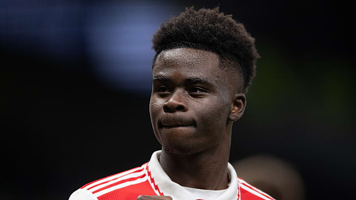 Saka a frappé fort contre les Red Devils