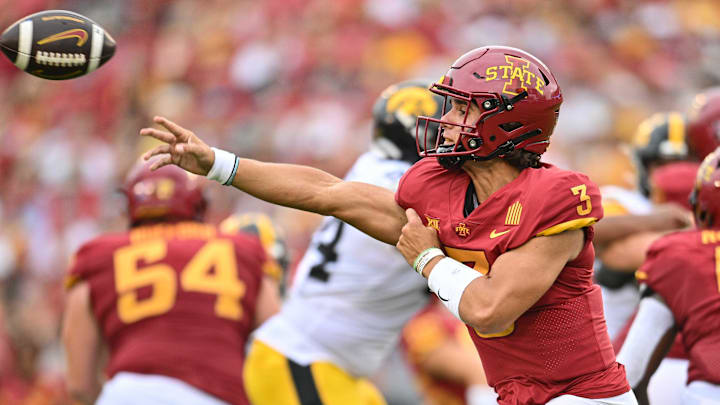 Iowa State quarterback Rocco Becht