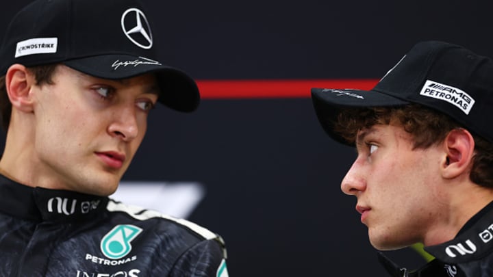 George Russell, Kimi Antonelli, Mercedes, Formula 1