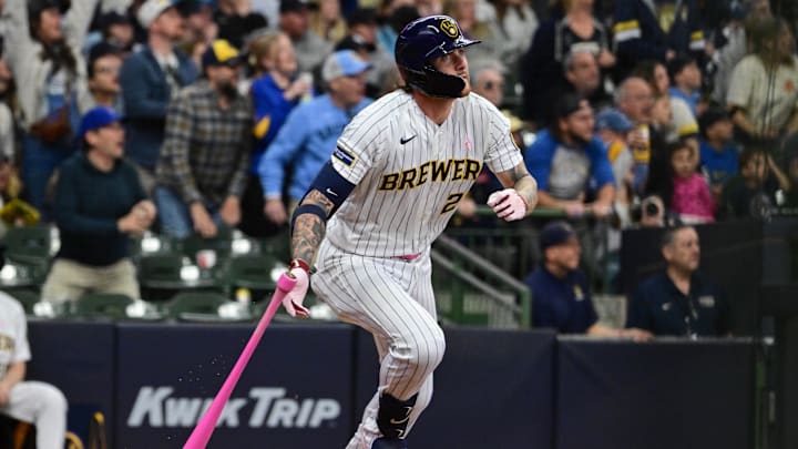 Brice Turang and the Brewers are home favorites against the Padres.