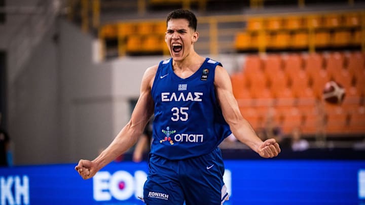 Greek forward/center Vangelis Zougris Greek forward/center Vangelis Zougris