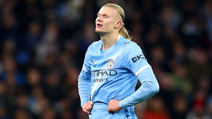 Erling Haaland could not play hero on Tuesday night for Man City.