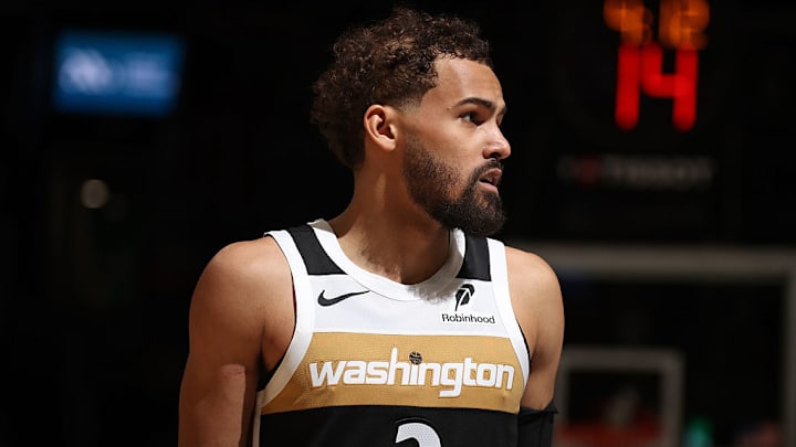 Trae Young made his Wizards debut Thursday against the Jazz