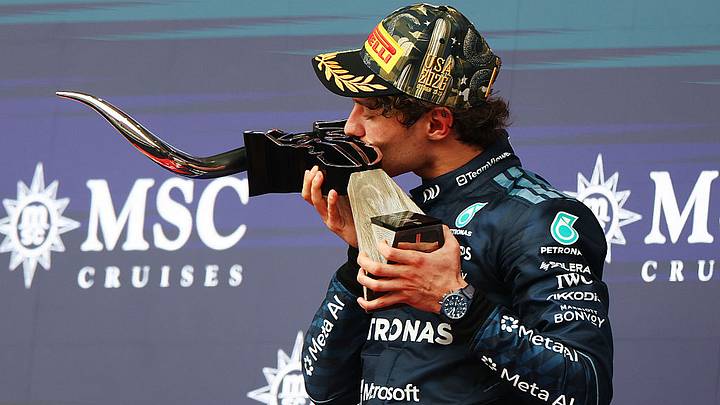 Kimi Antonelli conquistó el Gran Premio de Estados Unidos y sumó su novena victoria de la temporada, aunque su coronación en la Fórmula 1 tendrá que esperar. Kimi Antonelli conquistó el Gran Premio de Estados Unidos y sumó su novena victoria de la temporada, aunque su coronación en la Fórmula 1 tendrá que esperar.