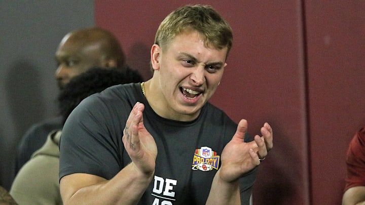 Oklahoma defensive end Ethan Downs Oklahoma defensive end Ethan Downs