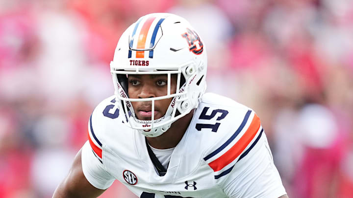 Junior defensive end Keldric Faulk projects as Marvel's The Thing in the Auburn Tigers' Fantastic Four.  