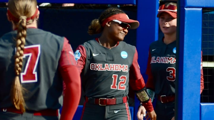 Oklahoma outfielder Maya Bland