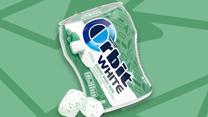 ORBIT White Sweet Mint Gum Image. Image Credit to ORBIT/Wrigley's. 