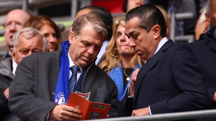 Chelsea owner Todd Boehly, left