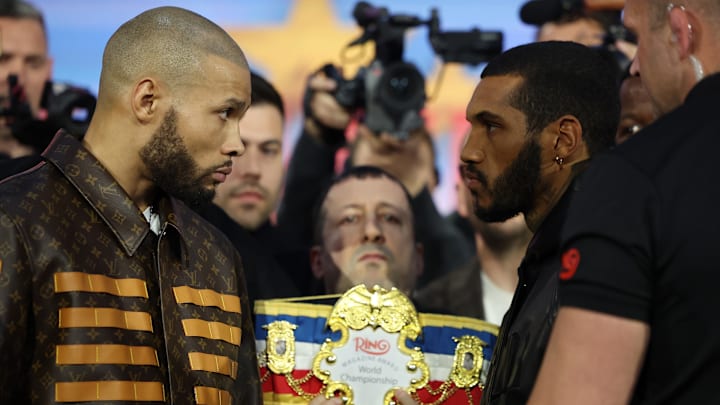 Chris Eubank Jr. (left) and Conor Benn (right).