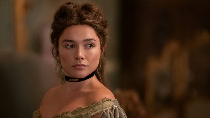 East of Eden. Florence Pugh as Cathy Ames in episode 104 of East of Eden East of Eden. Florence Pugh as Cathy Ames in episode 104 of East of Eden