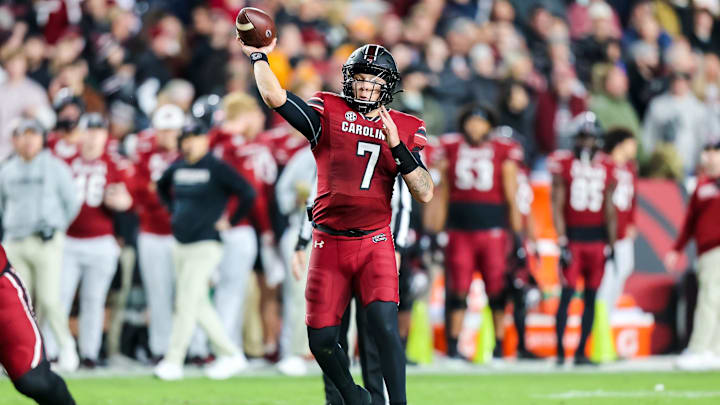 South Carolina football quarterback Spencer Rattler
