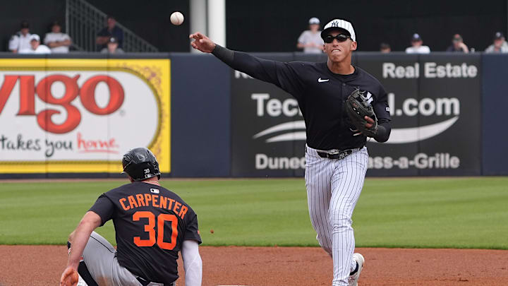 El joven campocorto George Lombard Jr. es el principal prospectos de los Yankees según la web de MLB 