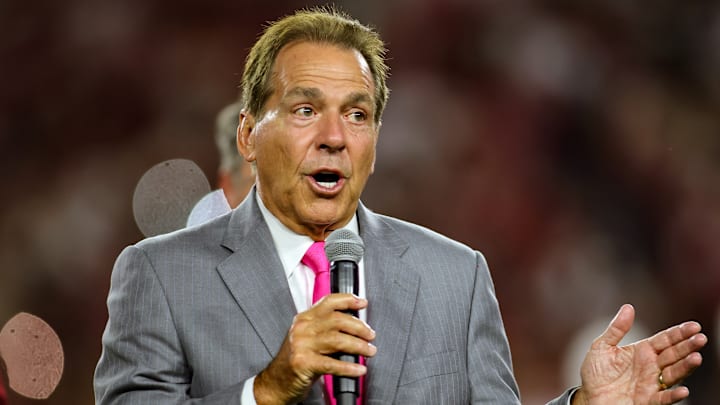 Former Alabama HC Nick Saban
