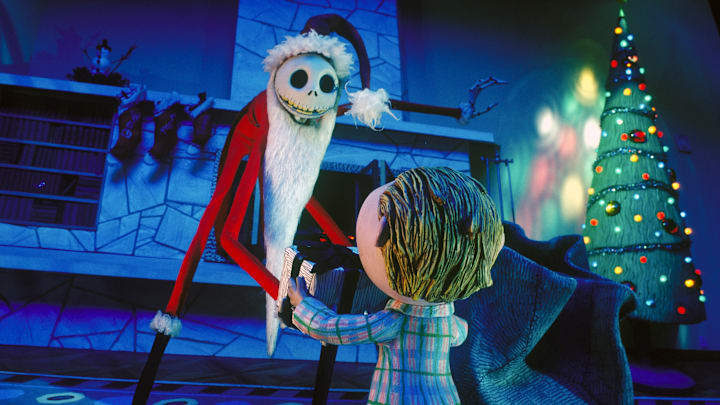 TIM BURTONÕS THE NIGHTMARE BEFORE CHRISTMAS Ð HalloweentownÕs bored Pumpkin King, Jack Skellington, attempts to take over the festive Christmas season for a change of pace. Against the advice of Sally, the lonely rag doll who has secret feelings for him, Jack enlists three trick-or-treaters Ð Lock, Shock, and Barrel Ð to help him kidnap Santa Claus. But even when Jack realizes his mistake, heÕll have to contend with the evil Oogie Boogie before he can turn things around and restore the holidayÕs