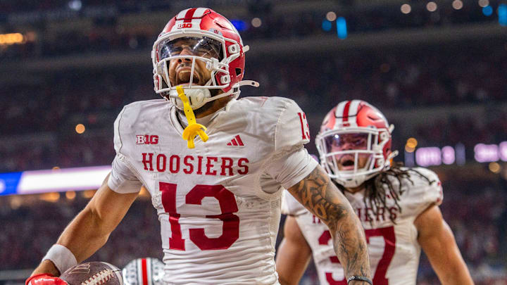 Indiana is favored against Alabama in the College Football Playoff quarterfinals.