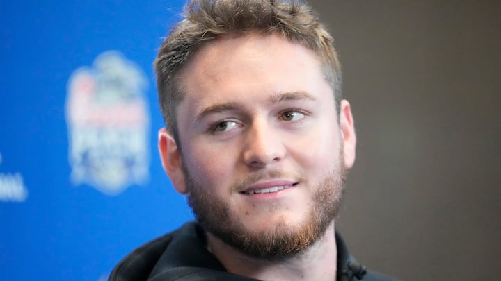 Texas Longhorns quarterback Quinn Ewers at the Chick-fil-A Peach Bowl.
