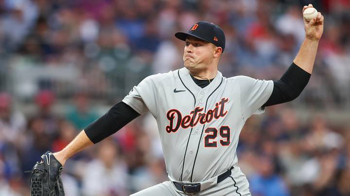 Apr 29, 2026; Atlanta, Georgia, USA; Detroit Tigers starting pitcher Tarik Skubal (29) throws against the Atlanta Braves in the second inning at Truist Park. Mandatory Credit: Brett Davis-Imagn Images Apr 29, 2026; Atlanta, Georgia, USA; Detroit Tigers starting pitcher Tarik Skubal (29) throws against the Atlanta Braves in the second inning at Truist Park. Mandatory Credit: Brett Davis-Imagn Images